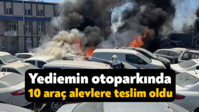 Kocaeli’nin Gebze ilçesindeki sanayi sitesinde çıkan ot yangını, rüzgarın etkisiyle