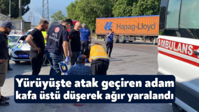 Kocaeli'nin Körfez ilçesinde epilepsi hastası 53 yaşındaki adam, yürüyüş yaptığı