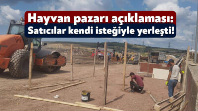 İzmit Belediyesi çöplük içine kurulan hayvan pazarı haberlerine dair yazılı