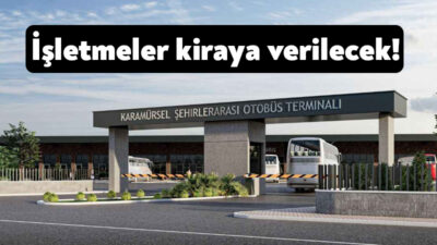 Kocaeli Büyükşehir Belediyesi’nin Karamürsel’e kazandırdığı otobüs terminalindeki işletmeler için ilk
