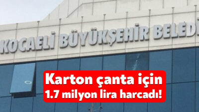 Kocaeli Büyükşehir Belediyesi 21 Mayıs’ta karton çanta ve naylon çanta