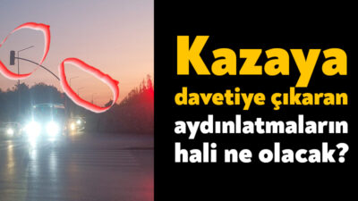 Kartepe Stadyum yolunda bulunan aydınlatmaların çalışmamasına vatandaşlar tepki gösterdi. Aydınlatmaların