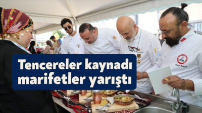 Kocaeli Büyükşehir Belediyesi’nin MARİFEST’25 festivali kapsamında düzenlenen “Marifetli Ellerle Yemek
