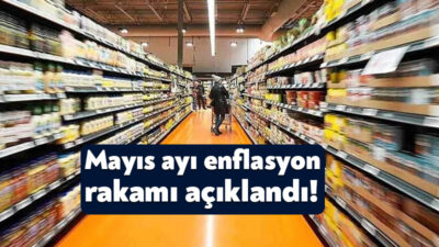 Türkiye İstatistik Kurumu mayıs ayı enflasyon rakamlarını açıkladı. Aylık enflasyon