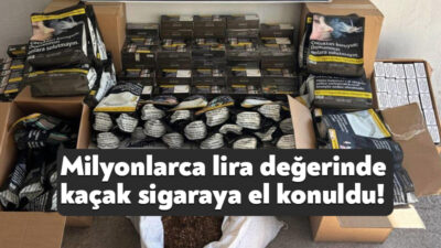 Kocaeli'de yapılan operasyonda piyasa değeri 1 milyon 450 bin TL