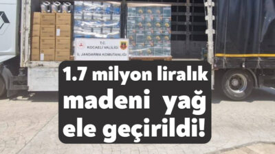 Kocaeli İl Jandarma Komutanlığı ekiplerinin kaçakçılık suçlarına yönelik olarak düzenlediği