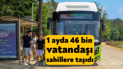 Büyükşehir Belediyesi’nin mavi bayraklı plajlara ulaşımı sağlamak için yaz aylarında