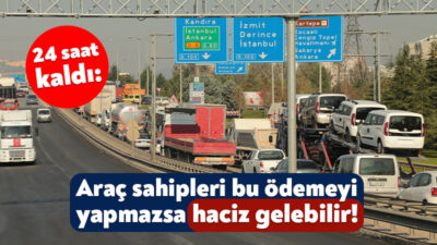 Motorlu Taşıtlar Vergisi’nin ikinci taksit süreci yarın sona eriyor. Araç