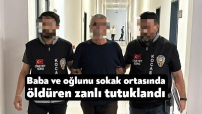 Kocaeli'nin Karamürsel ilçesinde sokak ortasında baba ve oğlu silahla