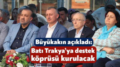 Batı Trakya Türkleri'nin merhum lideri Dr. Sadık Ahmet, ilimizde anıldı.