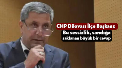 Cumhuriyet Halk Partisi (CHP) Dilovası İlçe Başkanı Servet Turan, CHP’nin