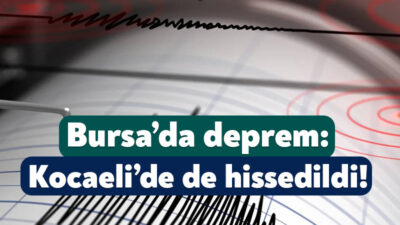 AFAD, Bursa’nın Gemlik ilçesinde 4.3 büyüklüğünde deprem meydana geldiğini açıkladı.