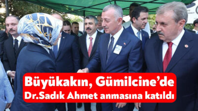 Kocaeli Büyükşehir Belediye Başkanı Doç. Dr. Tahir Büyükakın, Batı Trakya