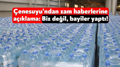 Kocaeli’nin köklü markalarından olan Çenesuyu, 2025 yılında ikinci kez su