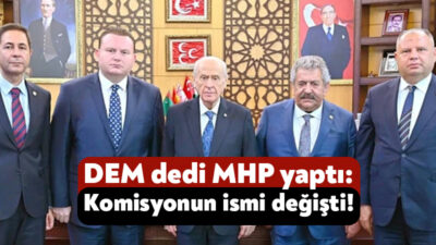 Cumhur İttifakı'nın "Terörsüz Türkiye" ifadesine DEM Parti itiraz etti, MHP'den