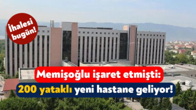 Mayıs ayında Kocaeli’ye gelen Sağlık Bakanı Kemal Memişoğlu, Derince’deki hastanenin