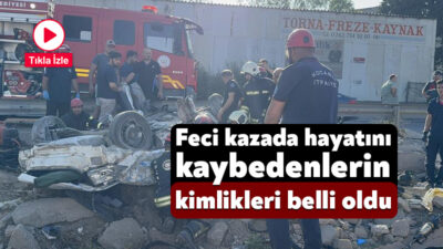 Kocaeli'nin Dilovası ilçesinde iki otomobil ve tırın çarpıştığı kazada ölen