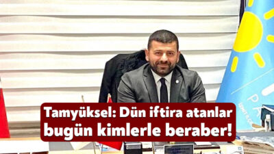İYİ Parti İzmit İlçe Başkanı Haluk Tamyüksel, Cumhurbaşkanı Recep Tayyip