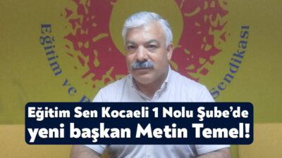 Eğitim Sen Kocaeli 1 Nolu Şube’nin yönetim kurulunda bayrak değişimi