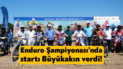 Kocaeli Büyükşehir Belediye Başkanı Doç.Dr.Tahir Büyükakın, Motocross Park Kartepe’de gerçekleştirilen