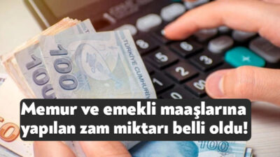TÜİK’in enflasyon rakamlarını açıklamasının ardından memur ve emekli maaşlarına yapılacak