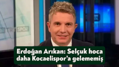 TRT’de açıklamalarda bulunan Kocaelispor teknik direktörü Selçuk İnan’ın röportajı sonrası,