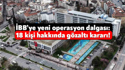 İstanbul Büyükşehir Belediyesi’ne yönelik olarak yürütülen ‘yolsuzluk’ soruşturması kapsamında bugün