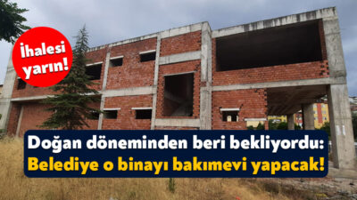 İzmit Belediyesi uzun yıllardır atıl durumda kalan Yenişehir’deki bina için