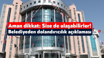 İzmit Belediyesi’nden dolandırıcılık uyarısı geldi. Açıklamada, hasta bakıcılığı alanında faaliyet