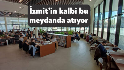 Kocaeli Büyükşehir Belediyesi’nin şehre kazandırdığı İzmit Milli İrade Meydanı, kafeleri