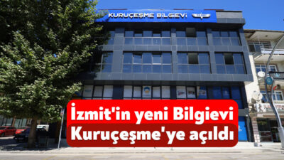 Kocaelili gençleri geleceğe hazırlayan Bilgievleri'nin sonuncusu İzmit Kuruçeşme'de açıldı. Bilgievi'nin