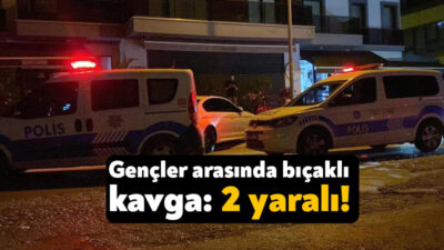 Kocaeli'nin İzmit ilçesinde gençler arasında çıkan kavgada 2 kişi bıçakla
