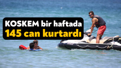 Kocaeli sahillerinde görev yapan KOSKEM ekipleri, 23-29 Haziran tarihleri arasında