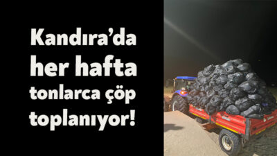 Kocaeli Büyükşehir Belediyesi ekipleri, Kandıra sahillerinde 7 Haziran’dan bu yana