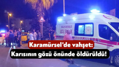 Kocaeli'nin Karamürsel ilçesinde karısının gözleri önünde bıçaklanan Uğur Deniz, kaldırıldığı