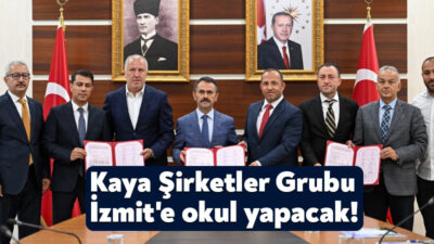 Kocaeli Valisi İlhami Aktaş, eğitime %100 destek kampanyası kapsamında Kaya