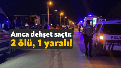Kocaeli'nin Kartepe ilçesinde amca, yeğenlerine tabanca ile ateş açtı. Olayda
