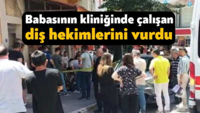 Kocaeli'nin Kandıra ilçesinde bir şahıs, babasının diş kliniğinde çalışan 2