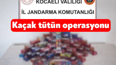 Kocaeli'de jandarma ekiplerinin düzenlediği iki ayrı operasyonda piyasa değeri