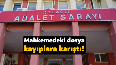 Adalet Bakanlığı Resmi Gazete’nin bugünkü sayısında ilan yayınlayarak Kocaeli’deki mahkemede