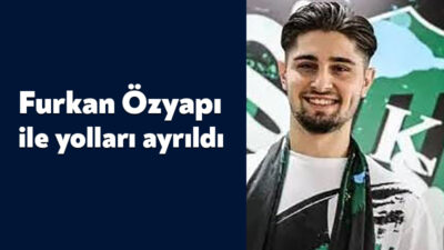 Süper Lig ekiplerinden Kocaelispor'da Furkan Özyapı ile yollar ayrıldı.