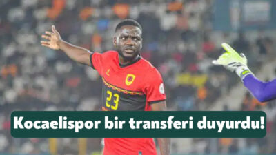 Kocaelispor, geçen sezonu ABD takımlarından Dallas’ta geçiren Angolalı orta saha