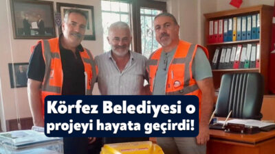 Körfez Belediyesi çöpe ve kanalizasyona dökülen atık yağlar nedeniyle suyun