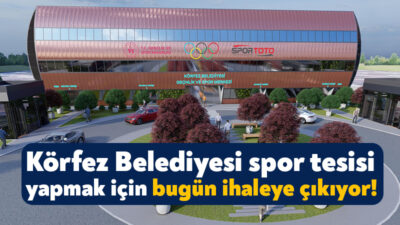 Körfez Belediyesi ilçeye spor tesisi kazandırmak için harekete geçti. Belediyenin