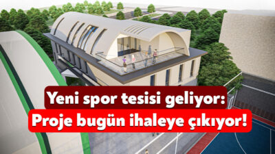 Körfez Belediyesi ilçeye yeni bir spor tesisi yapmak için harekete