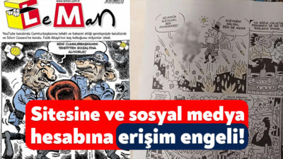 Hz. Muhammed’i bir karikatürde tasvir ettiği iddia edilen Leman Dergisi