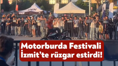Motorburda festivali 6 Temmuz Pazar günü İzmit’te gerçekleşti. Çeşitli etkinliklere