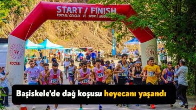 Kocaeli'de düzenlenen Dağ Koşuları Türkiye Şampiyonası İl Karmaları Arası Dağ