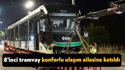 Kocaeli'nin şehir içi trafiğini konforlu ve modern tramvay araçlarıyla rahatlatan