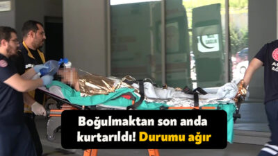 Kandıra'da serinlemek için girdiği denizde boğulma tehlikesi geçiren 17 yaşındaki